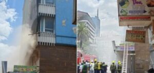 Fire Breaks Out at Nairobi CBD Building