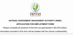 National Environment Management Authority (NEMA) Recruitment( May 2024 ...