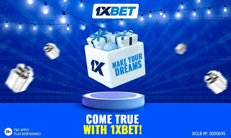 New Year Miracle From 1xBet: Make Your Dreams Come True!